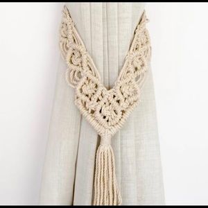 Macrame Curtain holder